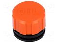 Breather cap; with "tech-foam" air filter of polyurethane ELESA+GANTER SFP.30-22X1.5+F/FO