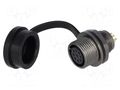 Connector: circular; socket; female; PIN: 9; IP67; ST12; 3A; 125V WEIPU ST1212/S9