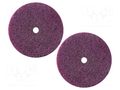 Grinding wheels; 22mm; aluminium oxide; steel; 2pcs. PG MINI PG-M2610