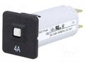 Circuit breaker; 240VAC; 48VDC; 4A; SPST; Poles: 1; T9-311-611; MCB SCHURTER T9-611P-4A