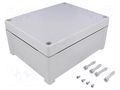Enclosure: multipurpose; X: 191mm; Y: 240mm; Z: 107mm; TEMPO; ABS FIBOX TA241911