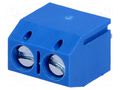 Connector: PCB terminal block; terminal; 16A; 300V; angled 90° NINIGI TB-5.0-P-2P