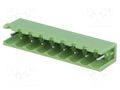 Connector: pluggable terminal block; socket; male; 15A; 300V; THT XINYA TBG-5-PB-9P-GN