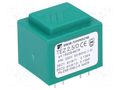 Transformer: encapsulated; 2.5VA; 230VAC; 9V; 9V; 138.8mA; 138.8mA BREVE TUFVASSONS TEZ2.5/D/9-9V