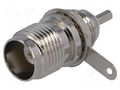 Connector: TNC; socket; female; soldering; for panel mounting YIZN Jiangsu Tengyu Electronics co. TNC-201