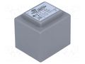 Transformer: encapsulated; 3VA; 230VAC; 12V; 250mA; PCB; IP00 INDEL TSZZ2.8/12V