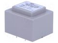 Transformer: encapsulated; 2VA; 230VAC; 18V; 110mA; PCB; IP00 INDEL TSZZ2/18V