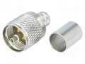 Connector: UHF (PL-259); plug; male; straight; KX13,RG214; crimped AMPHENOL RF U1121A1NPH3G7A50