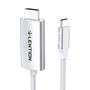 Lention CU707 USB-C to HDMI 2.0 cable,  4K60Hz, 1Gbps, 3m (silver), Lention CB-CU707H-3MSC-SIL-