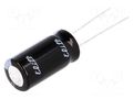 Capacitor: electrolytic; THT; 10uF; 400VDC; Ø10x20mm; Pitch: 5mm Elite PJ2G100MNN1020