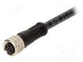 Connector: M8; female; PIN: 3; straight; with lead; plug; 3A; IP67 MOLEX MX-120027-0066