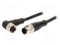 Cable: for sensors/automation; PIN: 4; plug; 250V; PVC; 1m MOLEX MX-120007-0509