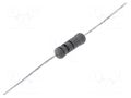 Resistor: wire-wound; THT; 100mΩ; 3W; ±5%; Ø0.7x28mm; Ø5.5x16mm ROYALOHM KNP03WS-0R1