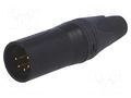 Connector: XLR; plug; male; XX; 7.5A; PIN: 5; straight; for cable NEUTRIK NTR-NC5MXXB
