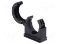Bracket; polyamide; HelaGuard; black; UL94V-2; Size: 28; -50÷135°C HELLERMANNTYTON PACC28