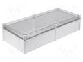 Enclosure: multipurpose; X: 278mm; Y: 558mm; Z: 130mm; SOLID; grey FIBOX PC562813T