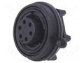Connector: circular; socket; female; PIN: 6; 5A; 250V; IP68; UL94V-0 BULGIN PX0738/S