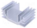 Heatsink: extruded; U; L: 50mm; W: 74mm; H: 30mm; aluminium STONECOLD RAD-A4240/50