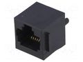 Connector: RJ45; socket; PIN: 8; with panel stop blockade; UL94V-0 NINIGI RJ45GP