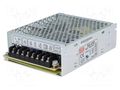 Power supply: switching; for building in,modular; 62.5W; 5VDC MEAN WELL RQ-65B