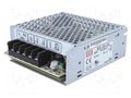 Power supply: switching; for building in,modular; 50W; 24VDC MEAN WELL RS-50-24