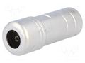 Gland; straight; size 10; metal; Plating: nickel; Ømax: 8.5mm; RT360 AMPHENOL RT0L-10CG-S2
