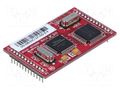 Module: Ethernet; 3.3VDC; UART; 2mm; pin header x2 WIZNET WIZ100SR