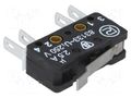 Microswitch SNAP ACTION; 2.5A/250VAC; 0.3A/220VDC; with lever PROMET WLK-36