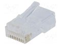 Connector: RJ50; plug; PIN: 10; 10p10c; for cable; IDC,crimped NINIGI WT-10P-10C-L