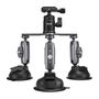 TELESIN Three-Arm Suction Mount - TE-TSB-001, Telesin TE-TSB-001