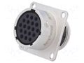 Connector: circular; socket; PIN: 19; female; w/o contacts; RT360 AMPHENOL RT0W014-19SNH