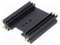 Heatsink: extruded; TO220,TO3P; black; L: 50.8mm; W: 45mm; H: 12.7mm FISCHER ELEKTRONIK SK409-51STS