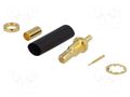Connector: SMB; socket; male; straight; 50Ω; crimped; PTFE; 0.3dB AMPHENOL RF SMB1421A13G550