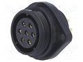 Socket; SP21; female; PIN: 7; IP68; 15A; soldering; 500V; 1.5mm2 WEIPU SP2113/S7