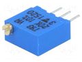 Potentiometer: mounting; multiturn; 20kΩ; 500mW; THT; ±10%; linear VISHAY T93YA20K