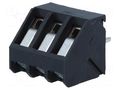 Connector: PCB terminal block; terminal; 24A; 250V; angled 45° PTR MESSTECHNIK TB-5.0-K45-3P