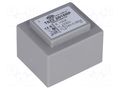 Transformer: encapsulated; 2VA; 230VAC; 24V; 80mA; PCB; IP00 INDEL TSZZ1.8/24V