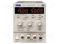 Power supply: laboratory; single-channel,linear; 0÷15VDC; 0÷5A AIM-TTI PL155