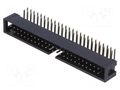 Connector: IDC; socket; male; PIN: 50; angled 90°; THT; 2.54mm; 2x25 CONNFLY ZL231-50KG