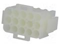 Connector: wire-wire/PCB; plug; male/female; PIN: 15; 600V; 6.35mm TE Connectivity 1-480710-0