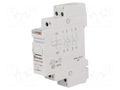 Relay: installation; bistable,impulse; NC + NO; Ucoil: 12VAC; 16A FINDER 20.23.8.012.4000