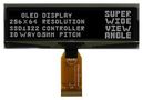 OLED GRAPHIC DISPLAY, COG, 256X64P, 3.3V MDOG256064IV-WM