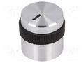 Knob; with pointer; aluminium,plastic; Øshaft: 6mm; Ø15.9x15.2mm OKW A1416469