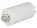 Capacitor: polypropylene; motors, run; 8uF; 450V; Ø35x65mm; ±5% SR PASSIVES CBB60E-8/450