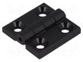 Hinge; Width: 30mm; technopolymer PA; black; H: 30mm ELESA+GANTER CFM.30SH-4
