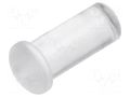 Fiber for LED; Ø5mm; L: 8.9mm; round; Front: convex; straight BIVAR PLP5-2-350
