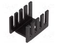 Heatsink: moulded; U; TO202,TO220; black; L: 19.05mm; W: 13.21mm STONECOLD D01A