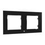 Shelly Switch Frame Double (Black), Shelly Frame2Black