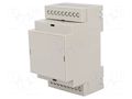 Enclosure: for DIN rail mounting; Y: 90.2mm; X: 53.3mm; Z: 57.5mm GAINTA D3MG
