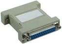 D SUB NULL MODEM ADAPTER 25MALE-25FEMALE SPC19762